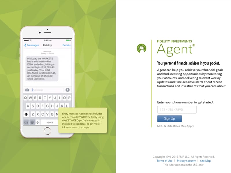 Fidelity financial wellness vision and persona